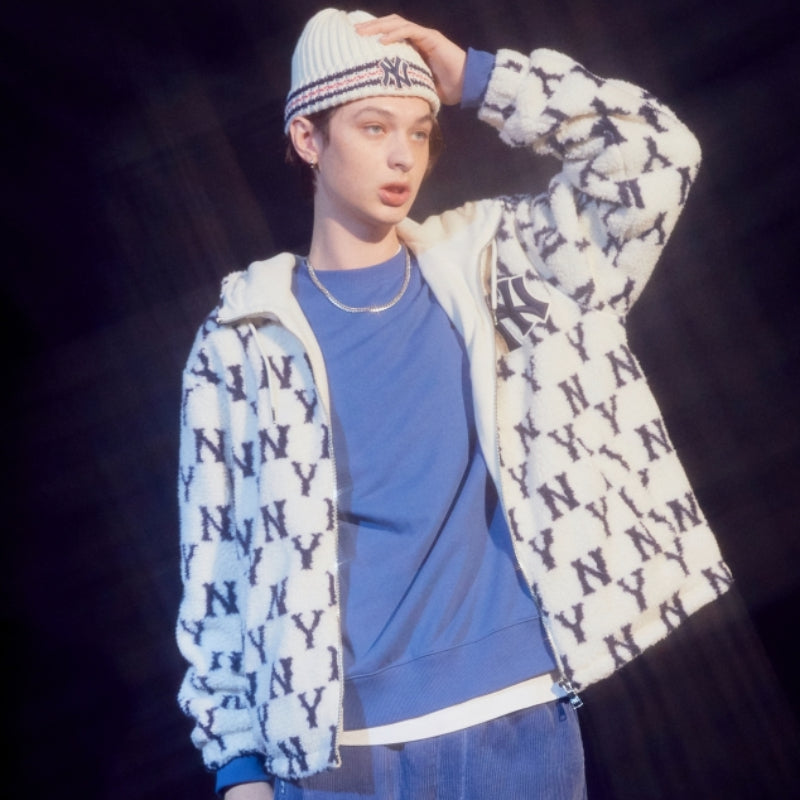 MLB Korea - Monogram Fleece Hoodie Jumper