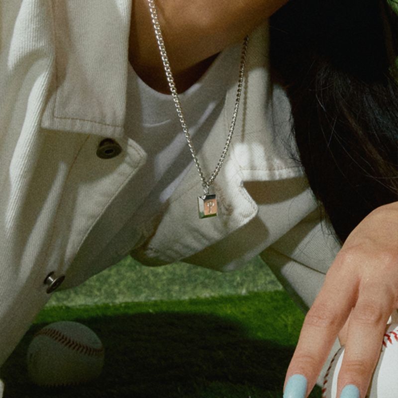 MLB Korea - Square Pendant Necklace