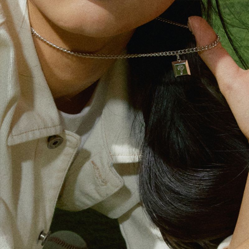MLB Korea - Square Pendant Necklace