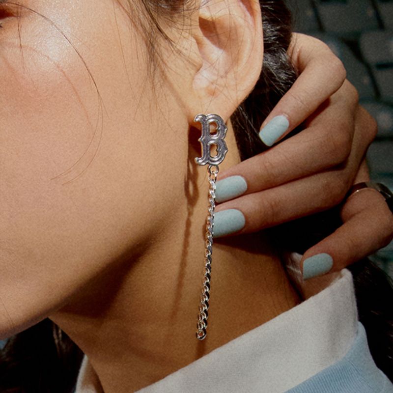 MLB Korea - Logo Chain Single Earring