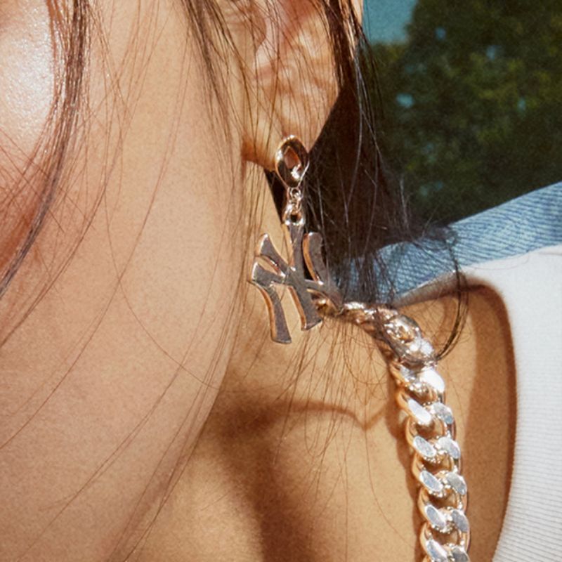 MLB Korea - Ringing Logo Single Earring