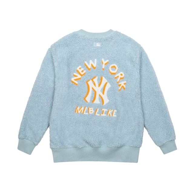 MLB Korea - MLB Like Wool Fleece Overfit Brushed Sweatshirt New York Yankees - Mint / XXL