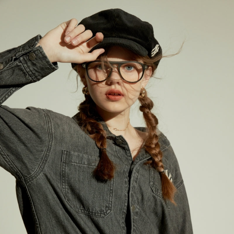 MLBKorea x Dawn - Corduroy Newsboy Cap