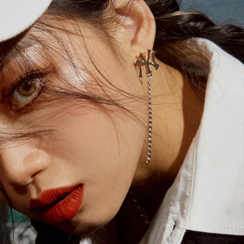 MLB Korea - Logo Chain Single Earring