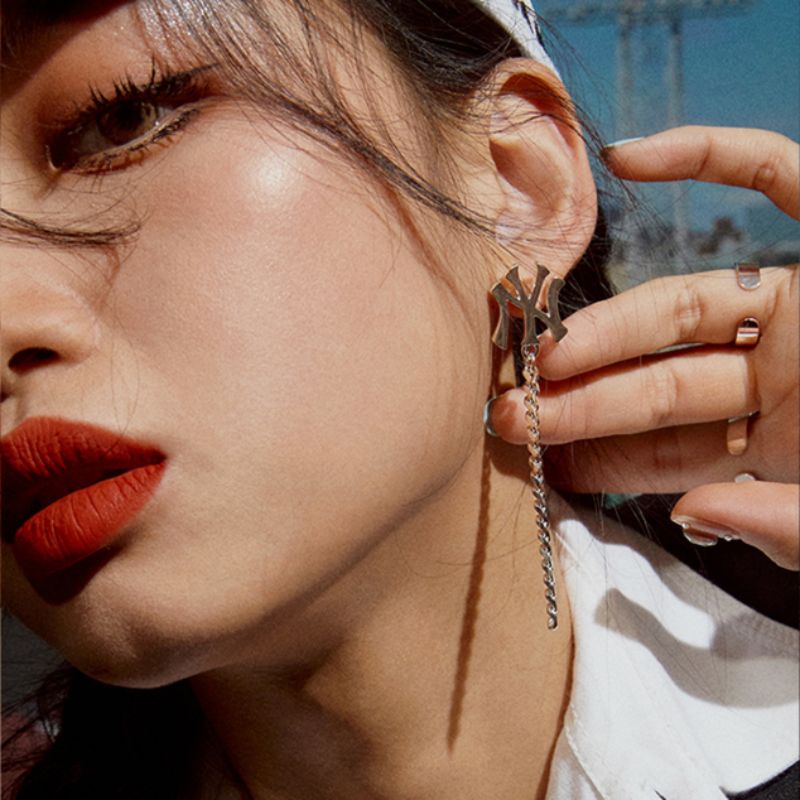 MLB Korea - Logo Chain Single Earring