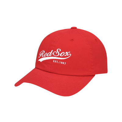 MLB Korea - Boston Red Sox Cursive Ball Cap - Red