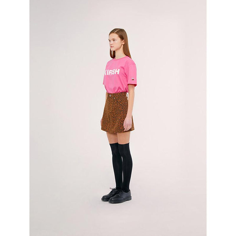 Kirsh - Short Fitted Skirt - Leopard