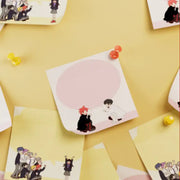Dark Moon - Cut Toon Sticky Memo - Webtoon Friends - Memo Pads - Harumio