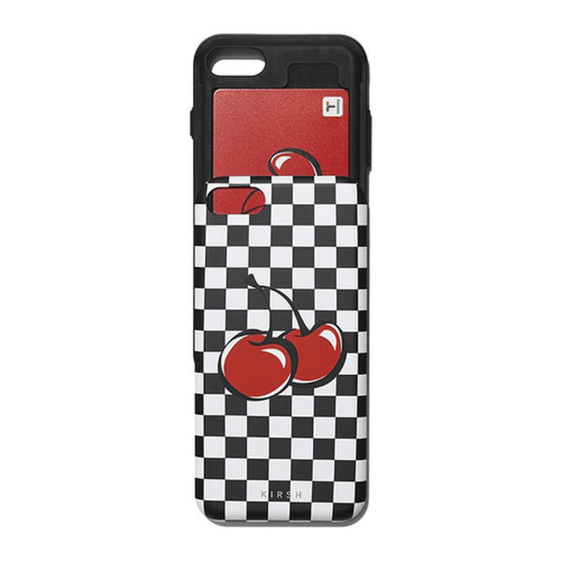 Kirsh - Heart Cherry Bumper Phone Case - Black