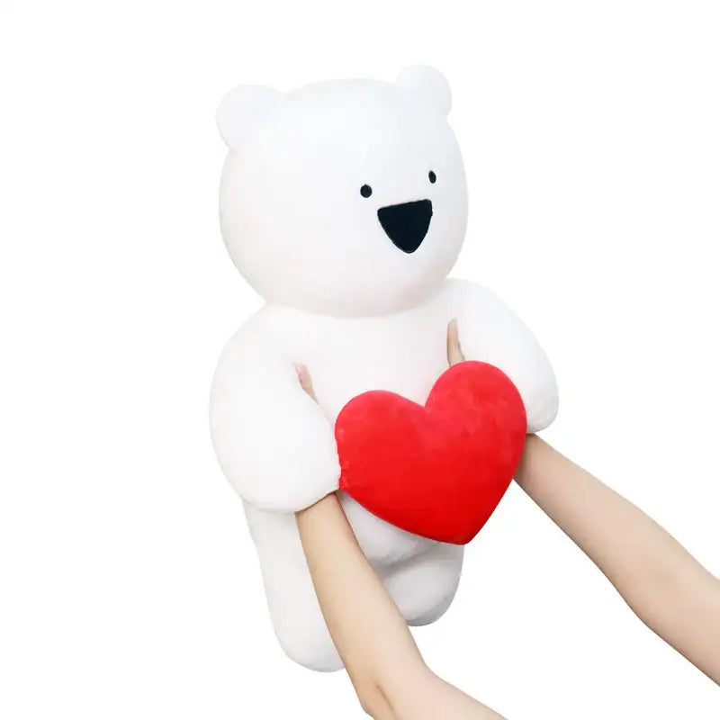 Overaction Bunny - Bear With Heart Plushie (60cm) - Overaction Bunny - Doll - Harumio