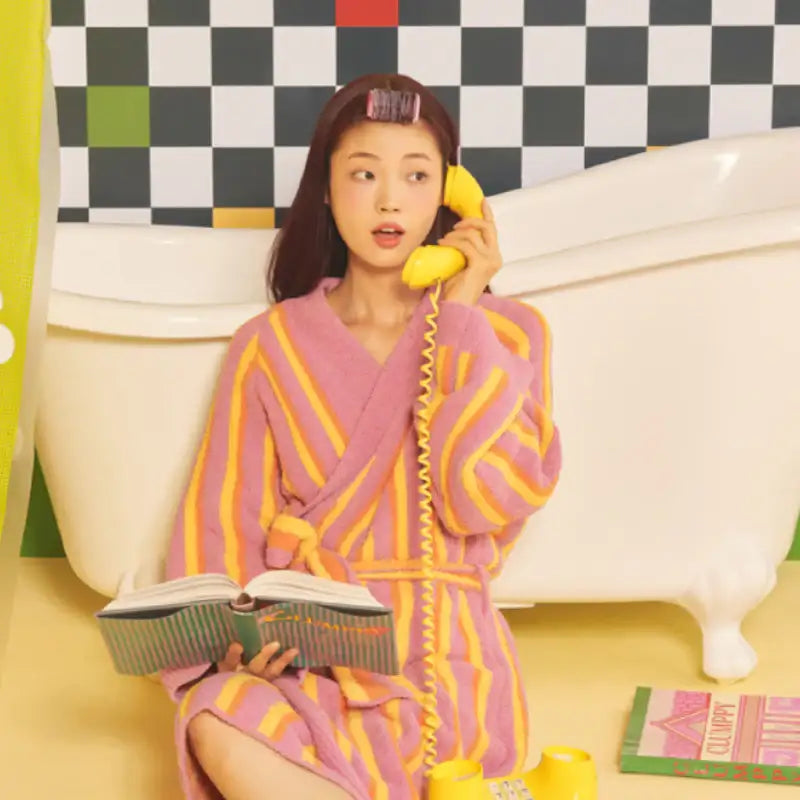【Wiggle Wiggle】Lounge Robe [2Type] Wiggle Wiggle - Tiger Lounge Robe – Harumio