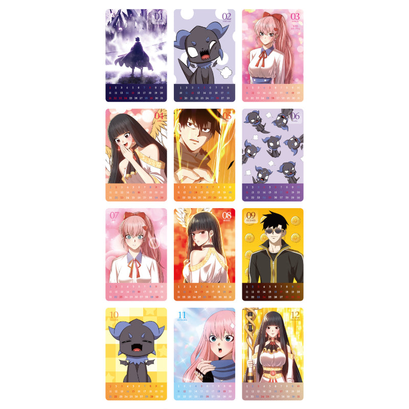+99 Reinforced Wooden Stick - 2023 Acrylic Calendar - Webtoon Friends - Calendar - Harumio