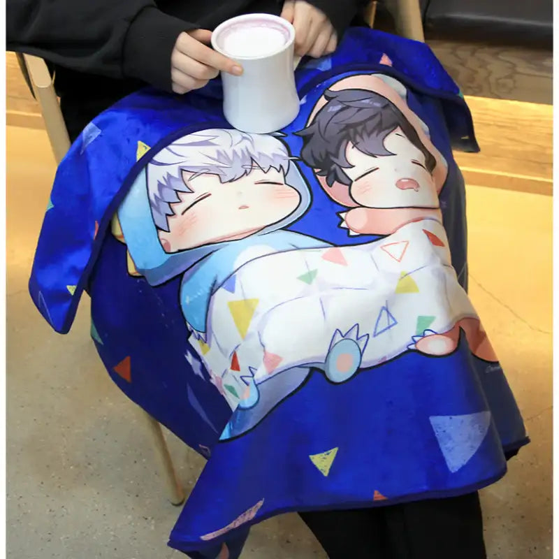 Cherry Blossoms After Winter - Double-sided Webtoon Blanket Ver.2 - Webtoon Shop - Blanket - Harumio