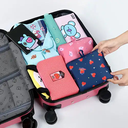 BT21 x Monopoly - Easy Carry Folding Bag - Monopoly - Bag - Harumio