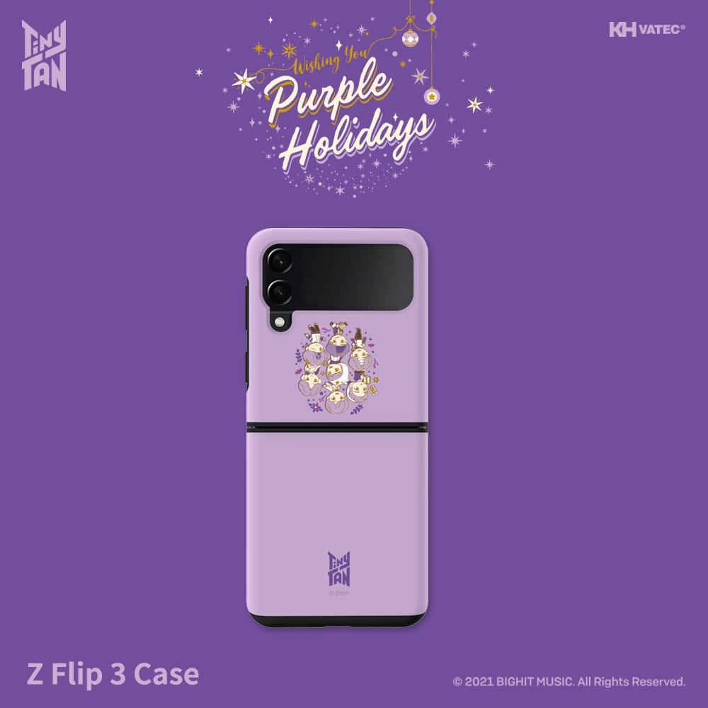 BTS - TinyTAN Purple Holidays Slim Fit Phone Case