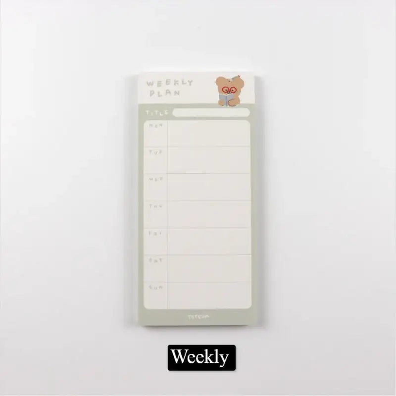 Teteum - Long Memo Pad - Teteum - Stationary - Harumio