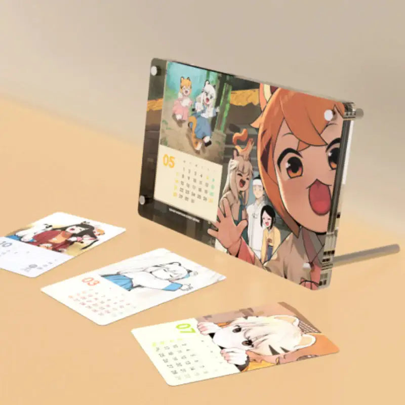 Tiger Coming In - 2023 Acrylic Calendar - Webtoon Friends - Calendar - Harumio