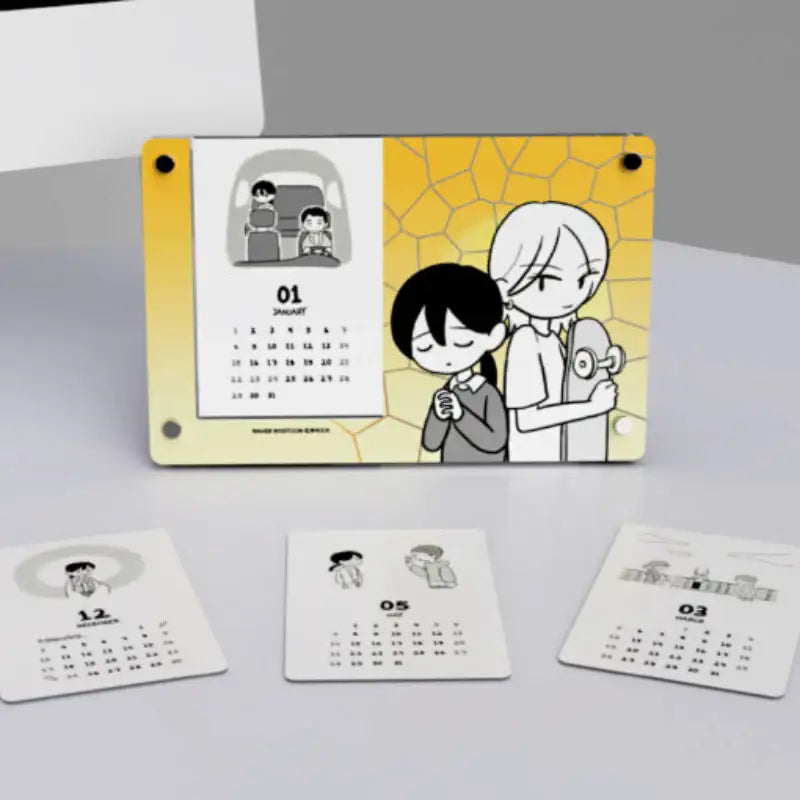 Push-off - 2023 Acrylic Calendar - Webtoon Friends - Calendar - Harumio