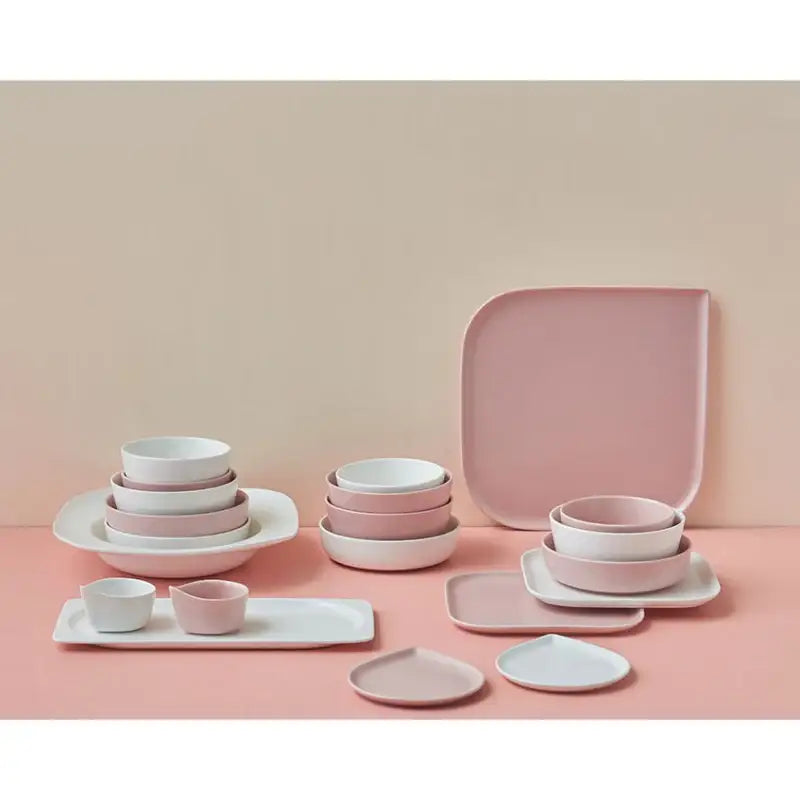 SPRING AROUND - Onban Milk & Peach Home Set (4 Pax) - SPRING AROUND - Tableware - Harumio