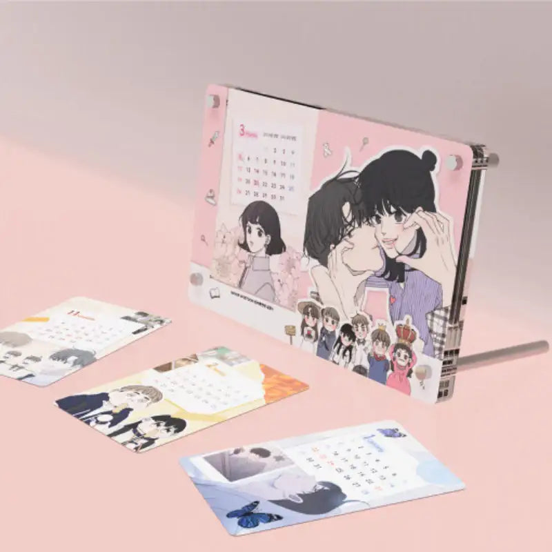 Romance 101 - 2023 Acrylic Calendar - Webtoon Friends - Calendar - Harumio