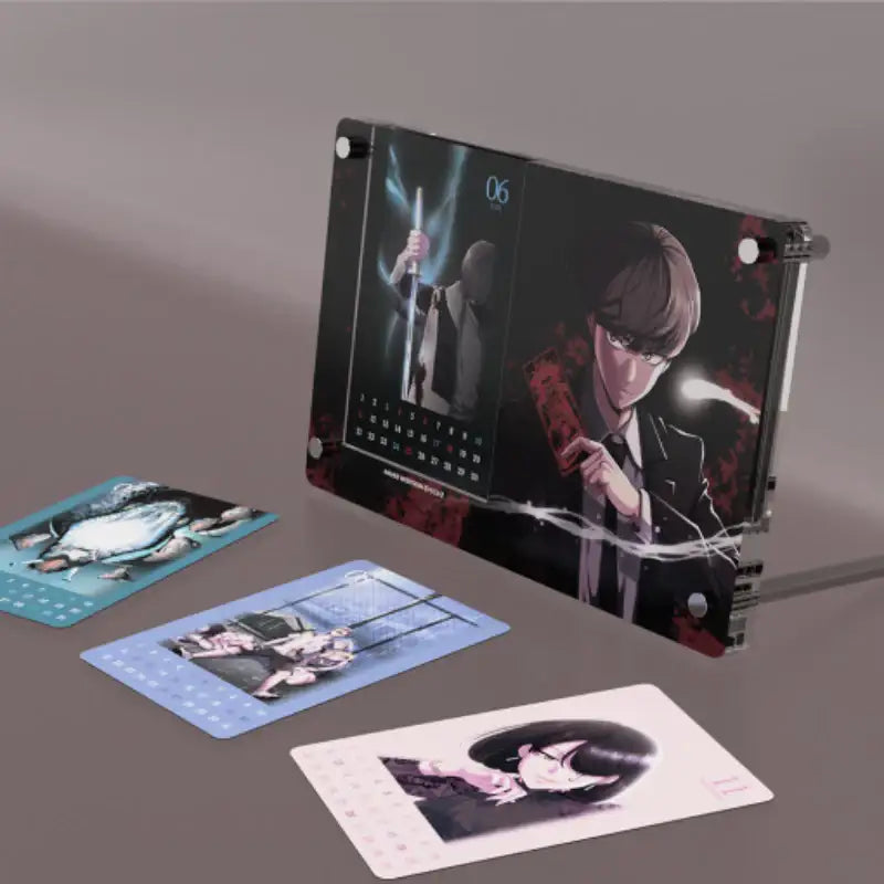 The Boy of Death - 2023 Acrylic Calendar - Webtoon Friends - Calendar - Harumio