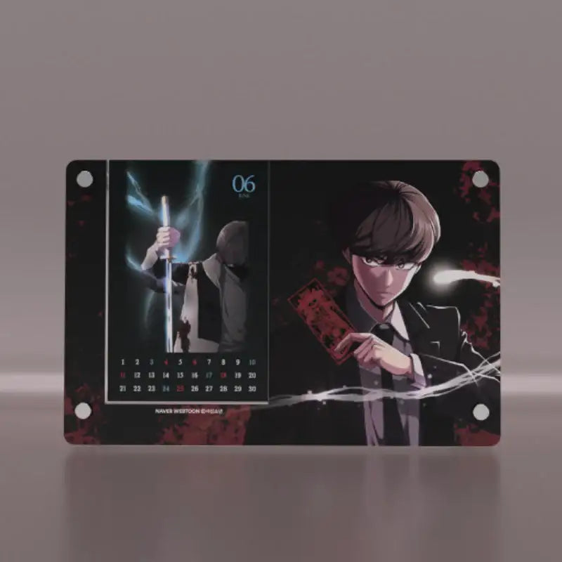 The Boy of Death - 2023 Acrylic Calendar - Webtoon Friends - Calendar - Harumio
