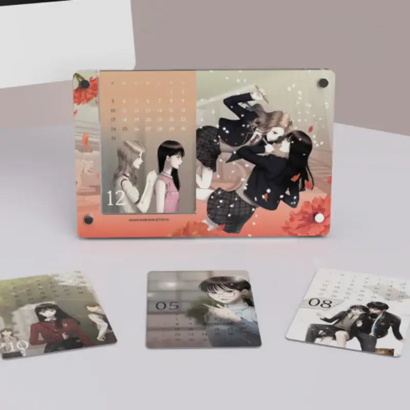 Sister Wars - 2023 Acrylic Calendar - Webtoon Friends - Calendar - Harumio