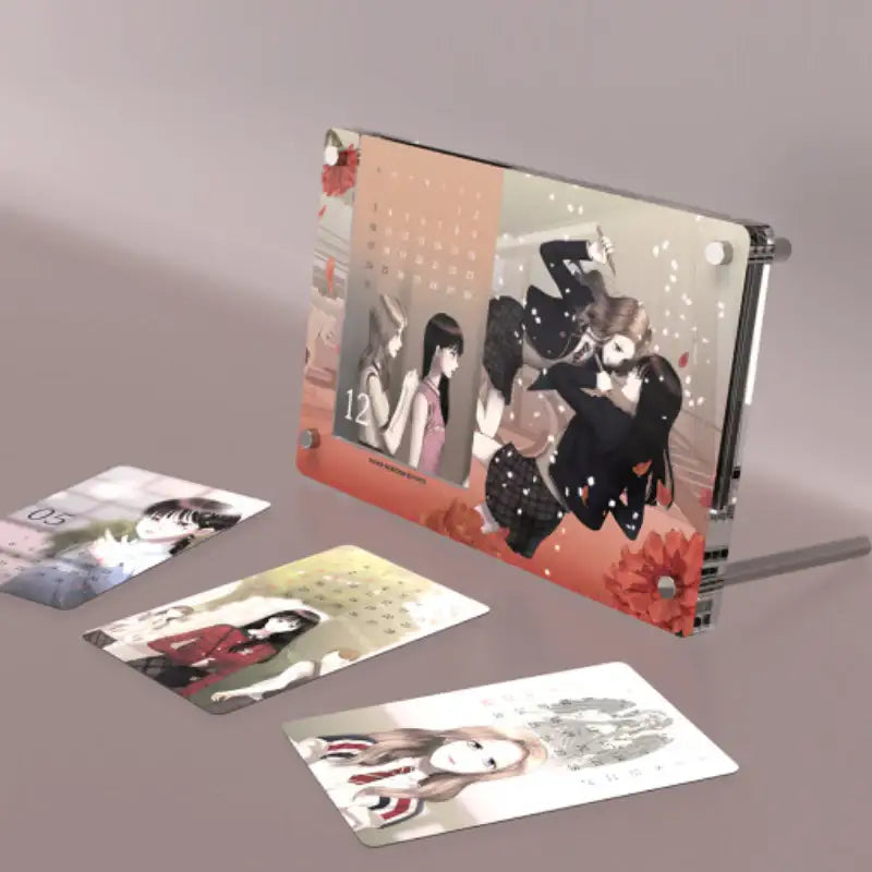 Sister Wars - 2023 Acrylic Calendar - Webtoon Friends - Calendar - Harumio