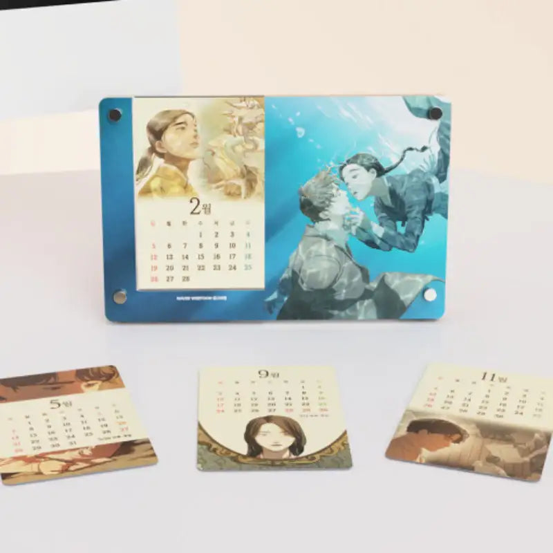 Whale Star - 2023 Acrylic Calendar - Webtoon Friends - Calendar - Harumio