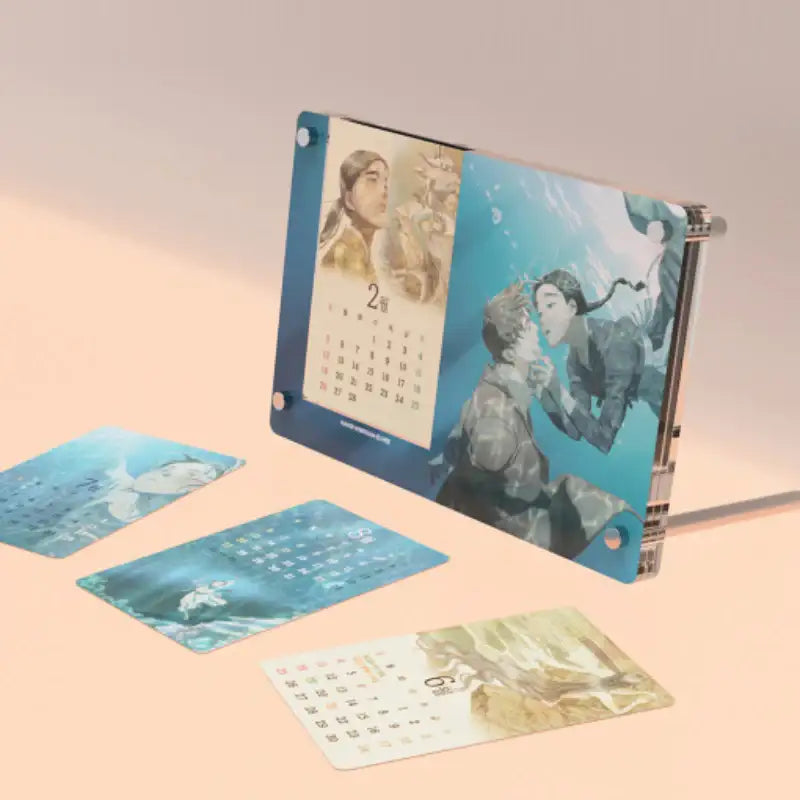 Whale Star - 2023 Acrylic Calendar - Webtoon Friends - Calendar - Harumio