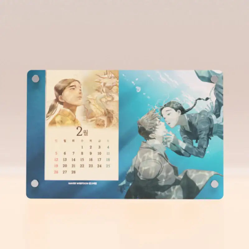 Whale Star - 2023 Acrylic Calendar - Webtoon Friends - Calendar - Harumio