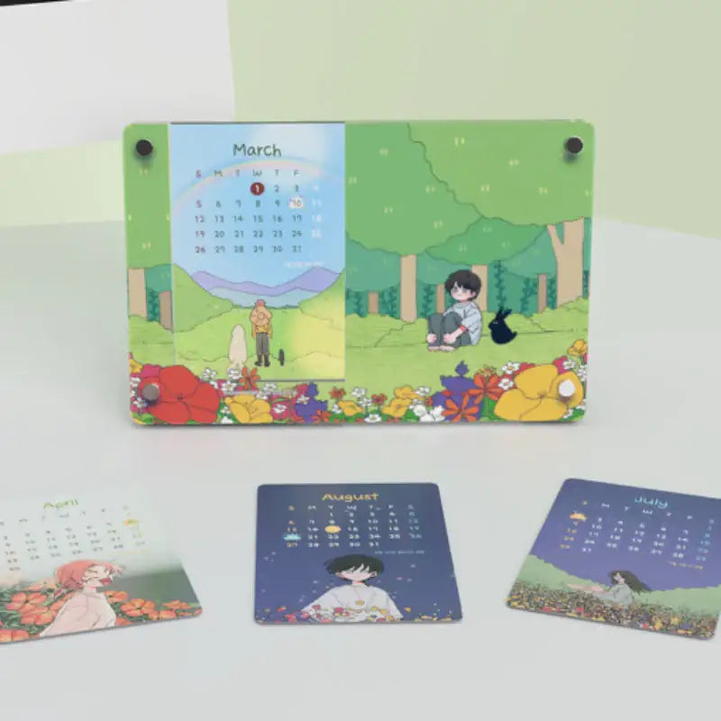Dam of the Forest - 2023 Acrylic Calendar - Webtoon Friends - Calendar - Harumio