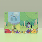 Dam of the Forest - 2023 Acrylic Calendar - Webtoon Friends - Calendar - Harumio