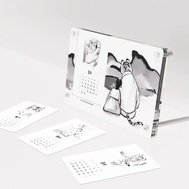Tale of the Tiger Bride - 2023 Acrylic Calendar - Webtoon Friends - Calendar - Harumio