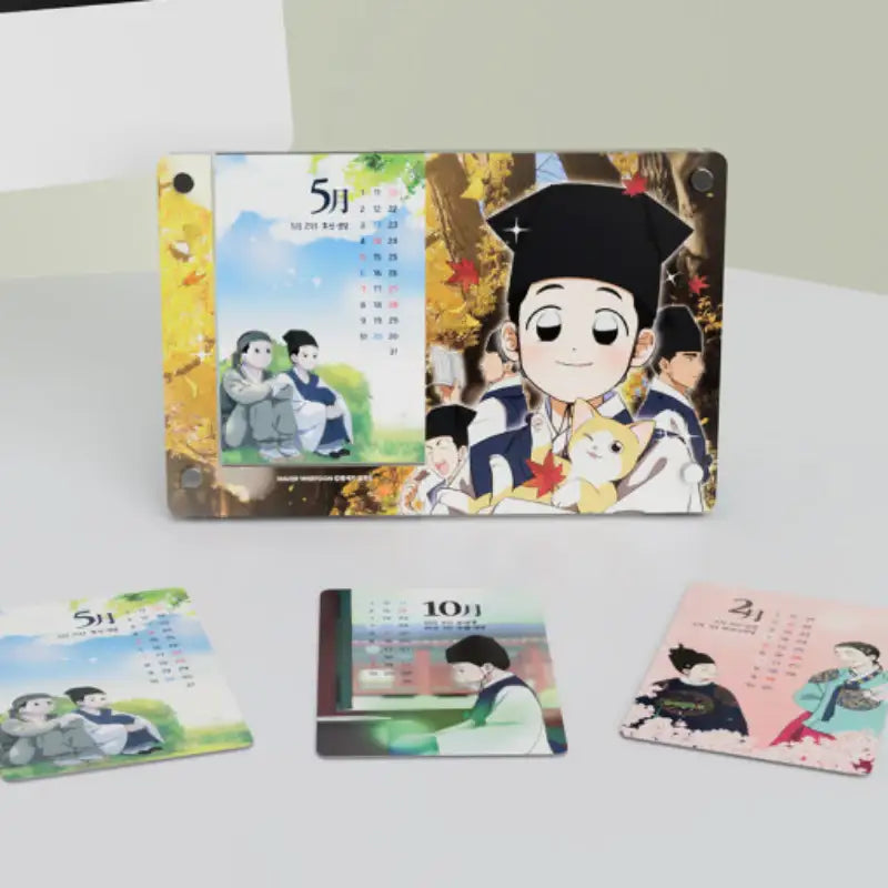 Crown Prince Admission - 2023 Acrylic Calendar - Webtoon Friends - Calendar - Harumio