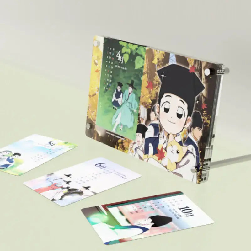 Crown Prince Admission - 2023 Acrylic Calendar - Webtoon Friends - Calendar - Harumio