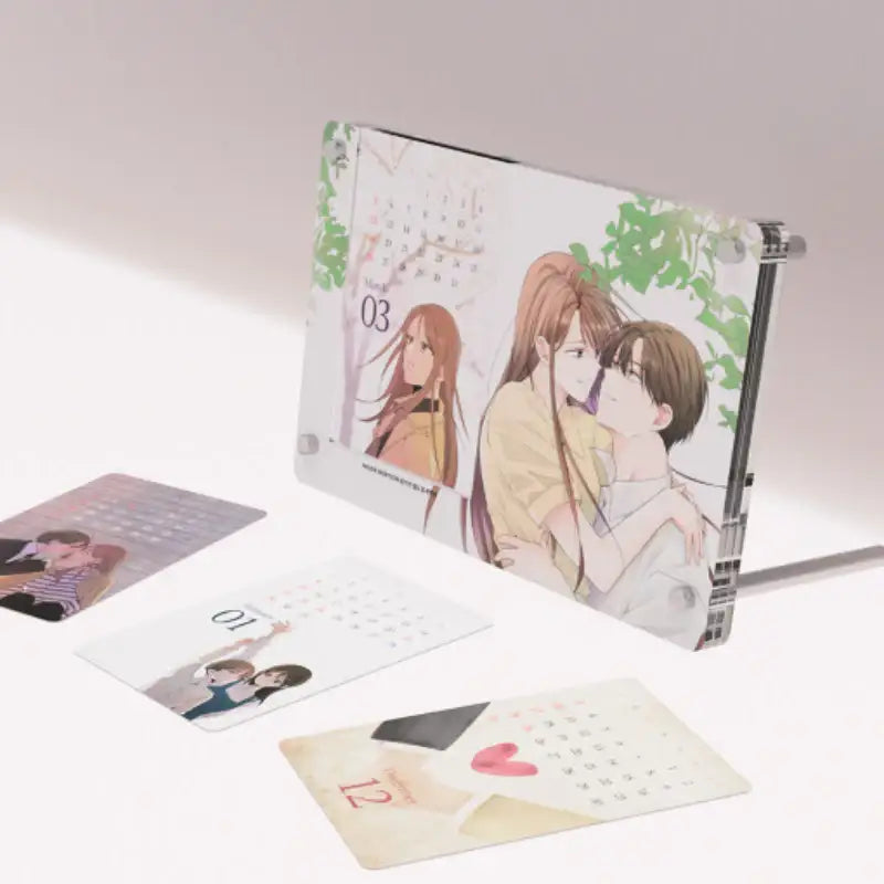 See You in My 19th Life - 2023 Acrylic Calendar - Webtoon Friends - Calendar - Harumio