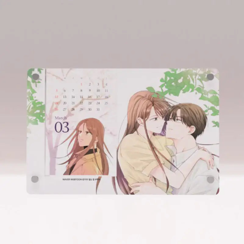 See You in My 19th Life - 2023 Acrylic Calendar - Webtoon Friends - Calendar - Harumio