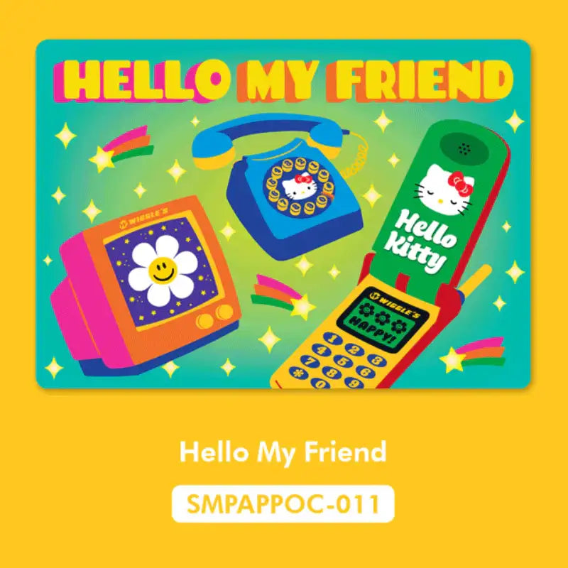 Wiggle Wiggle x Hello Kitty - Lenticular Card - Wiggle Wiggle - Card - Harumio