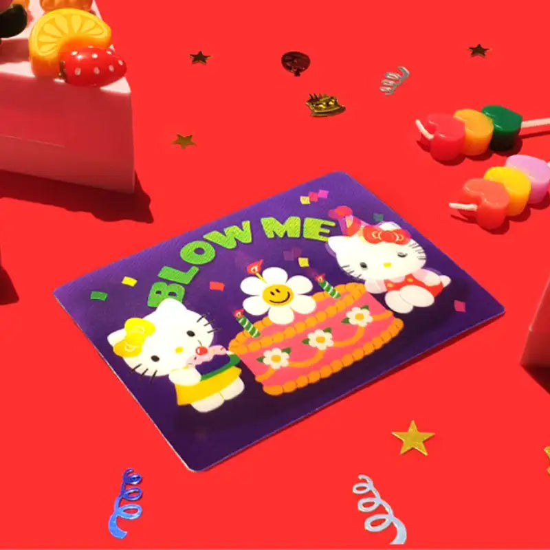 Wiggle Wiggle x Hello Kitty - Lenticular Card - Wiggle Wiggle - Card - Harumio