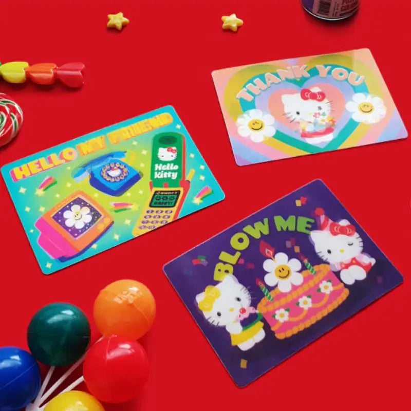 Wiggle Wiggle x Hello Kitty - Lenticular Card - Wiggle Wiggle - Card - Harumio