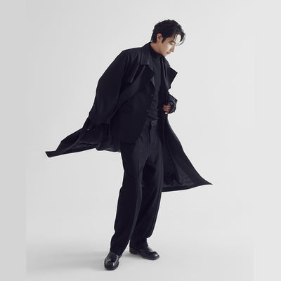 The Knit Company X Lee Soo-hyuk - 20FW Wool Trench Coat