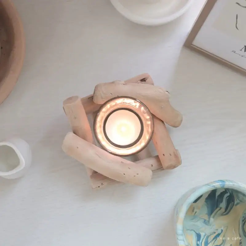 Like A Cafe - Candle Holder And Tea Light - Like A Cafe - Home & Living - Harumio