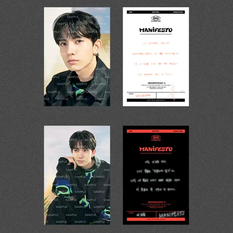 ENHYPEN - MANIFESTO - Postcard Book - ENHYPEN - Postcards - Harumio