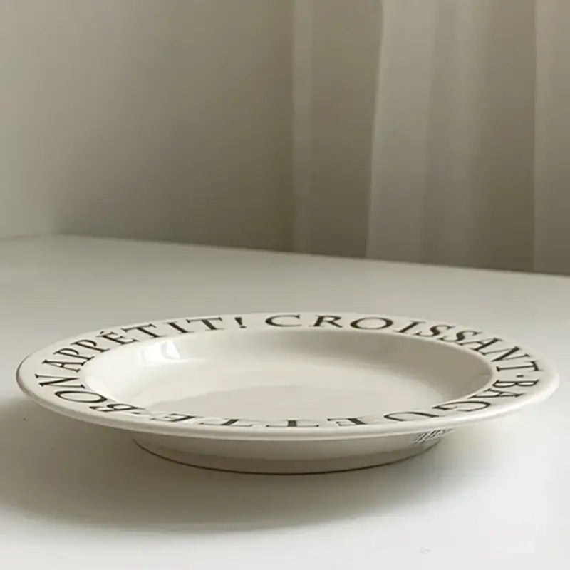 Like A Cafe - Bon Appetit Dessert Plate - Like A Cafe - Home & Living - Harumio