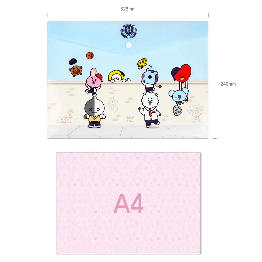 BT21 x Monopoly - PP File Pocket - School Edition - Monopoly - Accessories - Harumio