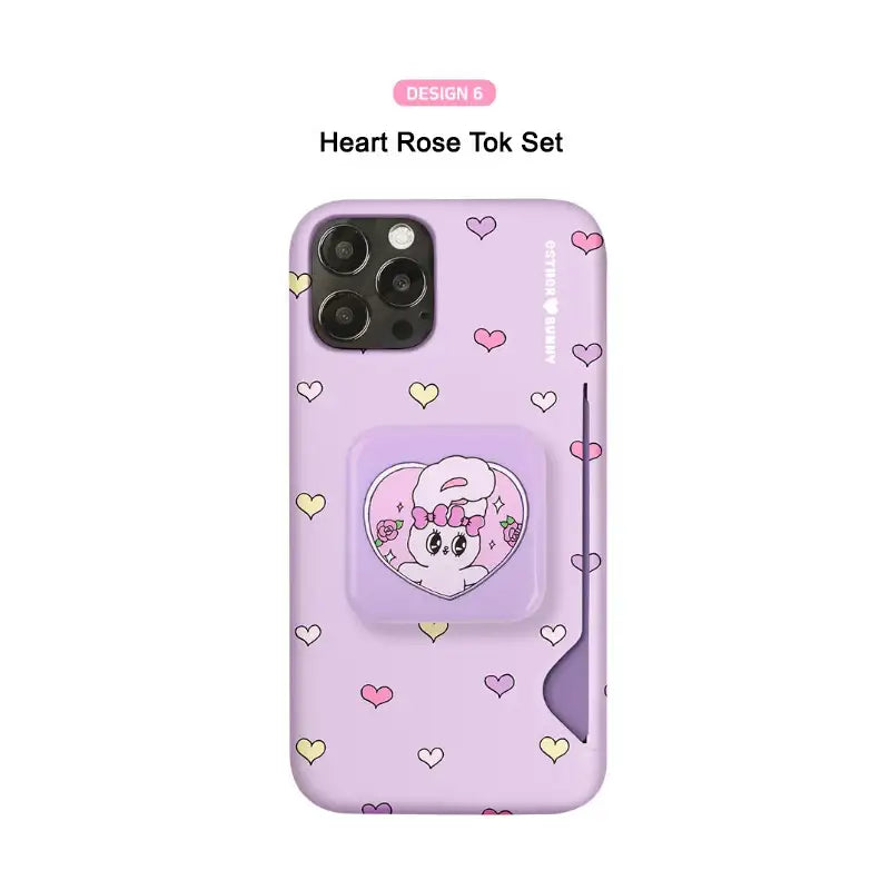 Esther Bunny - Candy Mirror Tok + Card Slim Fit Phone Case Set - Esther Bunny - Phone Cases - Harumio
