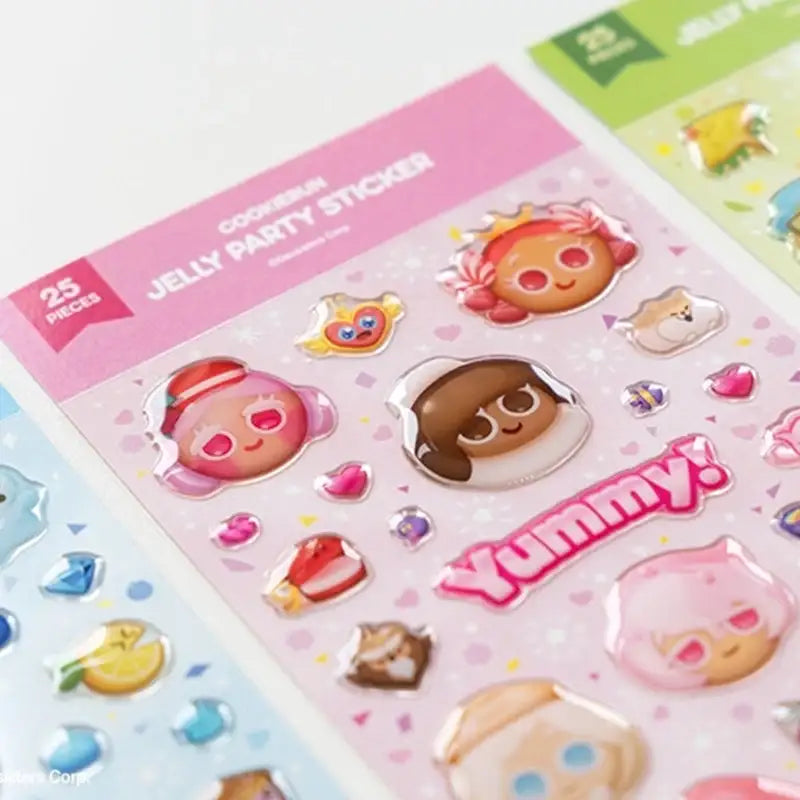 Cookie Run - Jelly Party Sticker - Cookie Run - Accessories - Harumio