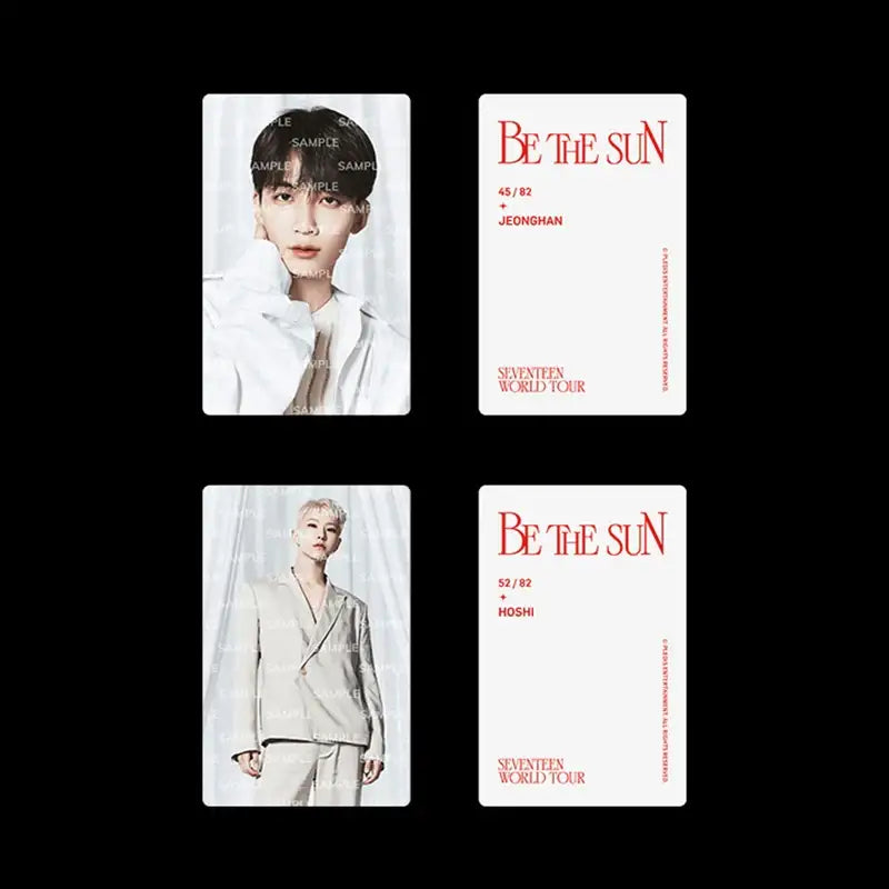 Seventeen - BE THE SUN - Trading Card Set - SEVENTEEN - Collectible Trading Cards - Harumio