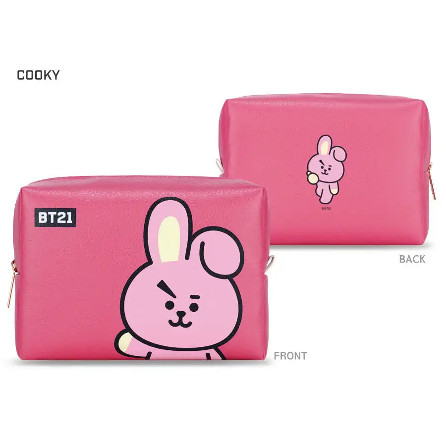 BT21 x Monopoly - PU Square Pouch - Large - Monopoly - Accessories - Harumio